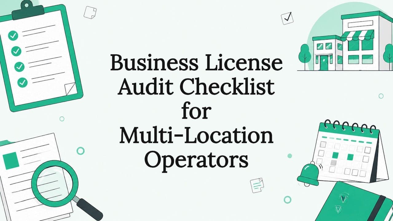 Business License Audit Checklist for Multi-Location Operators