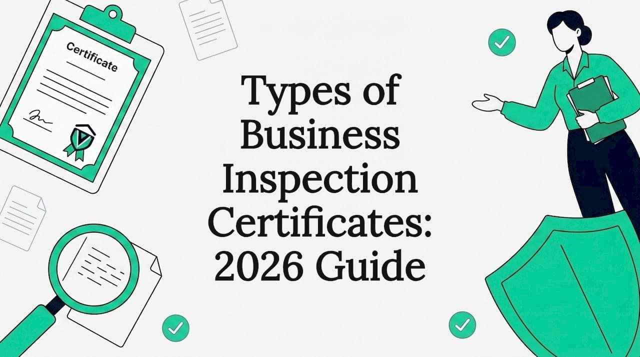 Types of Business Inspection Certificates: 2026 Guide